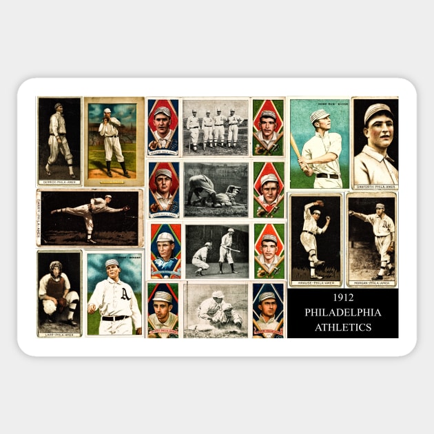 1912 Philadelphia Athletics Sticker by JimDeFazioPhotography